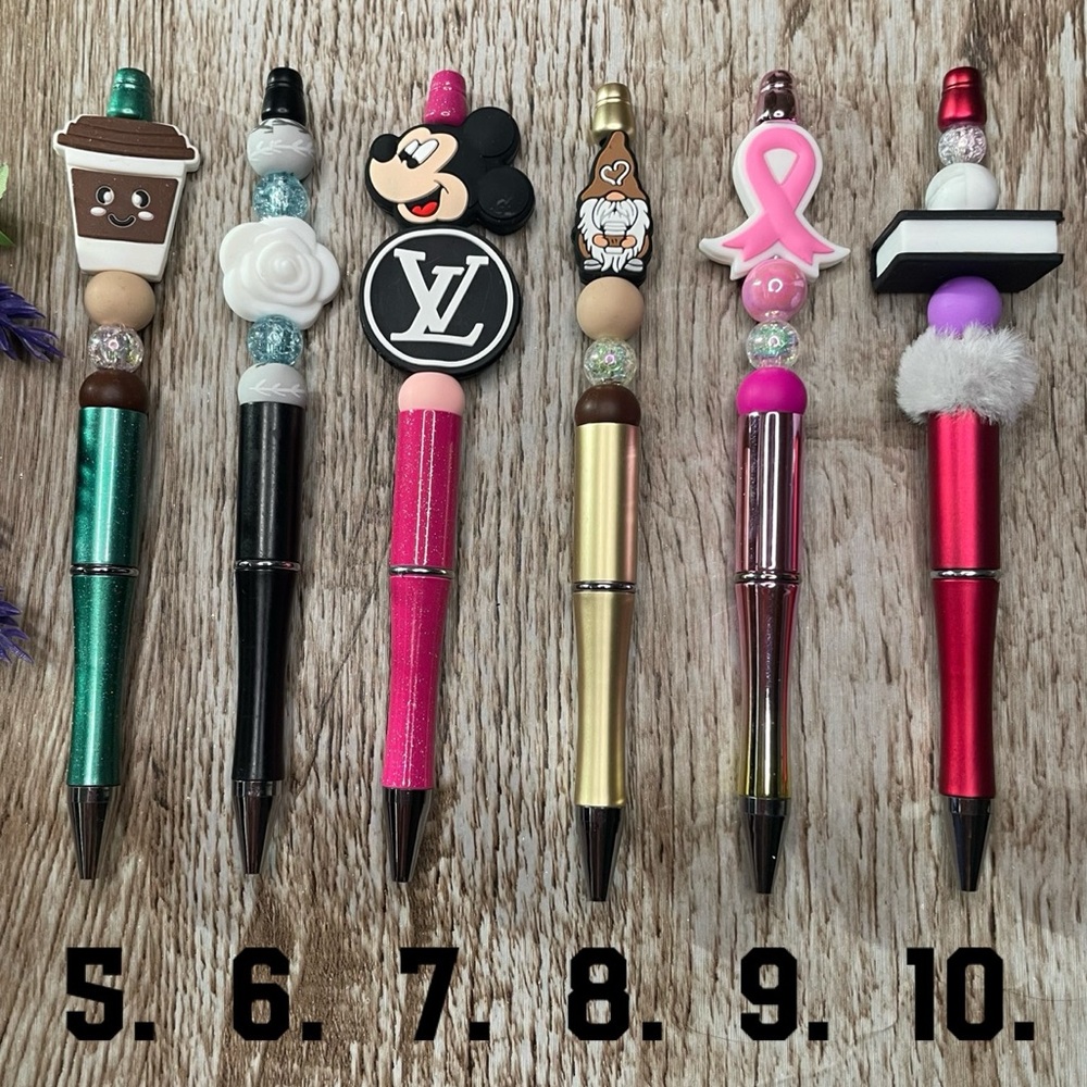 Handcrafted Pens Beaded Unique Artisan Gifts Office Accessories